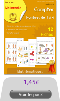 Apprendre à compter de 1 à 4