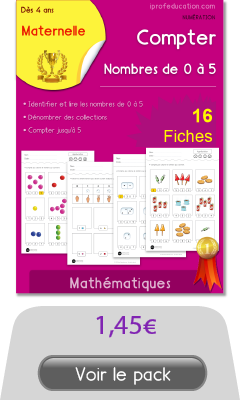 Apprendre à compter de 1 à 5