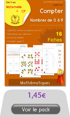 Apprendre à compter de 1 à 9