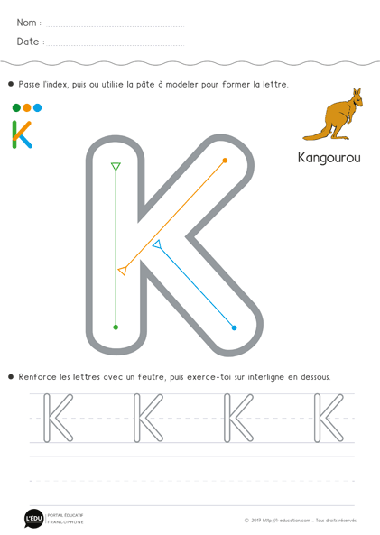  - la lettre k