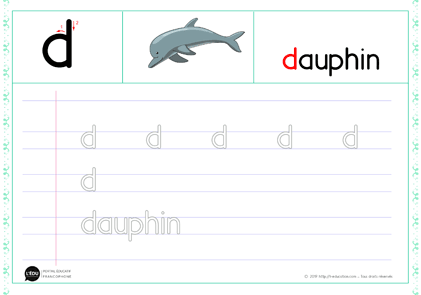 d minuscule script