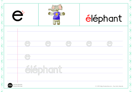 e minuscule script
