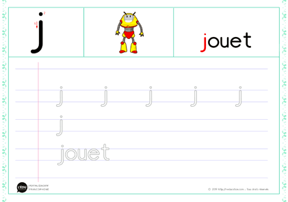 j minuscule script