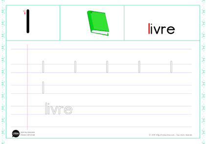 l minuscule script