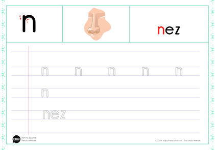 n minuscule script