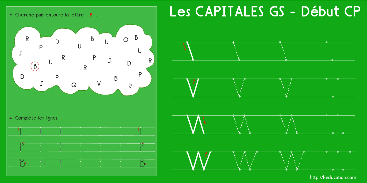 capitales - majuscules d'imprimerie