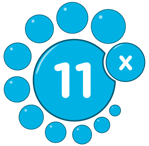 Table de multiplication de 11