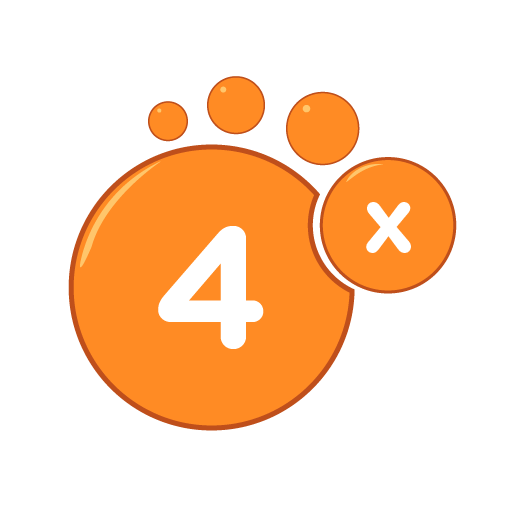 Table de multiplication de 4
