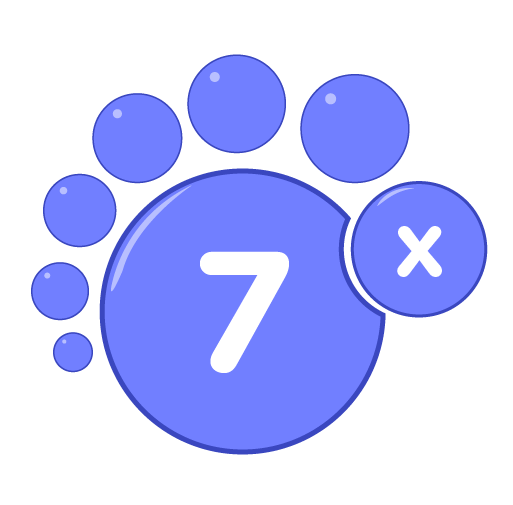 Table de multiplication de 7