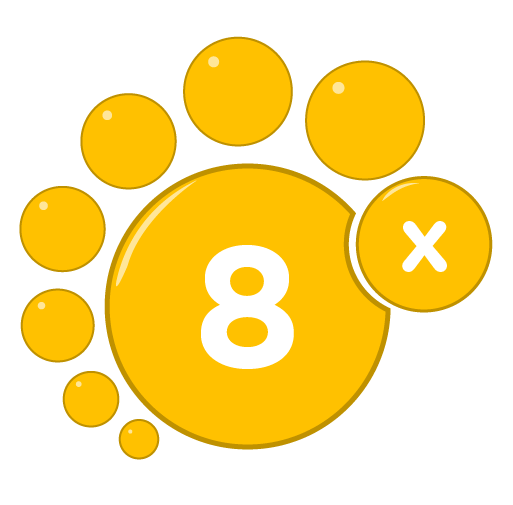 Table de multiplication de 8